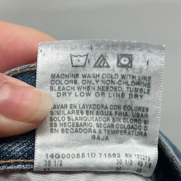 Wrangler Mens 5 Star Relaxed Fit Jeans Denim Cotton Medium Wash Blue Size 36x30 - Picture 9 of 11